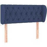 Maison Chic vzglavna omarica - nočna omarica - posteljna omarica z ušesi modro 93x23x78/88 cm blago, (21712496) Cene