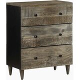  Komoda svijetlo siva 60x33,5x75 cm Puno drvo Mango | shoptok.hr
