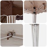  Zložljivi šotor za zabave Rjava 288 x 288 x 245 cm, (5000211236) | Shoptok.si