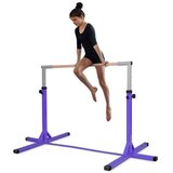  Gimnastična palica, bradlja, drog, po višini nastavljiva gimnastična palica, roza, vijolična ali modra Cene