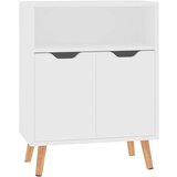  Komoda bijela 60 x 30 x 72 cm od konstruiranog drva - Bijela 1 | shoptok.hr
