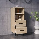  Komoda boja hrasta sonome 34,5x34x90 cm od konstruiranog drva | shoptok.hr