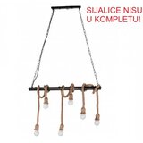 -R M11084-6 Max.60W 220~240V braon 6xE27 luster sa kanapom Mitea Lighting u