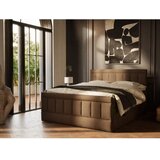 Maison de Rêve Smeđi boxspring krevet s prostorom za odlaganje 180x200 cm Caya – | shoptok.hr