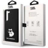 Karl Lagerfeld KLHCS23MSNHBCK za samsung galaxy S23 plus 5G črn silikonska zaščita - iml nft choupette body | Shoptok.si