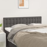 Uzglavlja siva 144x5x78/88 cm od umjetne kože | shoptok.hr
