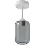 Brilagi LED plafonski luster R GLASS 1xE27/60W/230V Ø 14 cm bela/dimljeno-siva | Eponuda.com