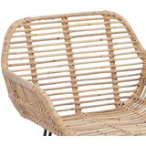  Barski stolac 2 pcs 55 x 52 x 105 cm Ratan i čelik | shoptok.hr