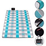  Deka za piknik 200 x 240 cm karirano plavo | shoptok.hr