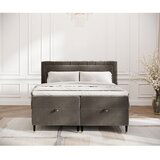 Maison de Rêve Temno siva boxspring postelja s prostorom za shranjevanje 180x200 cm Voyage – | Shoptok.si