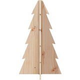 vidaXL Drveno ukrasno božićno drvce 69,5 cm od masivne borovine | shoptok.hr