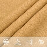  Jedro za zaštitu od sunca 160 g/m² Kvadratni pijesak 5x5 m HDPE | shoptok.hr