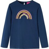  Dječja majica dugih rukava modra 140 | shoptok.hr