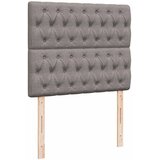  Krevet s oprugama i madracem smeđesivi 120 x 190 cm od tkanine | shoptok.hr