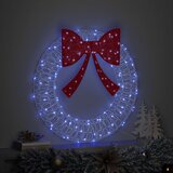  Vijenac s 60 LED svjetlima Plava 76 x 76 x 8,5 cm Akril | Eponuda.ba
