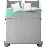 Tutumi Dvostrano prošiveni prekrivač Diamante Mint / L.Grey | shoptok.hr