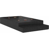 Krevet s ladicama Crni hrast 120 cm Konstruirano drvo | shoptok.hr