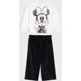 Sinsay Komplet: majica s Minnie Mouse printom i velur wide leg hlače Slike