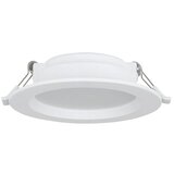 Eglo LED okrogla vgradna svetilka Idun-E (7 W, Ø x V: 11,7 x 3,1 cm, Bela, Bela, Nevtralno bela) | Shoptok.si