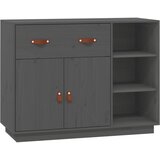  Komoda siva 98,5x40x75 cm od masivne borovine | shoptok.hr