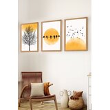 Wallity Set uramljenih MDF slika Myk3007-3, 3 dijela | Eponuda.ba