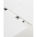 Kave Home Bijeli okrugao proširiv blagovaonski stol s bijelom pločom stola ø 90 cm Oqui – | shoptok.hr