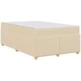  Okvir za krevet s madracem Krema 120 x 190 cm tkanina | shoptok.hr