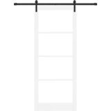  Klizna vrata ORKDAL Bijela i crna 93 x 232 cm | shoptok.hr