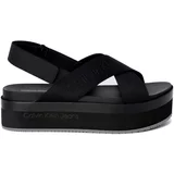 Calvin Klein Jeans Sandali & Odprti čevlji FLATFORM SLIN YW0YW01362 Črna