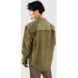 Passenger Kodiak 2.0 Sherpa Lined Cord Overshirt Jakna khaki | Shoptok.si