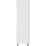 Ormarić za hladnjak siva boja betona 60 x 57 x 207 cm iverica | shoptok.hr