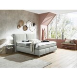 Dieter Knoll POSTELJA BOXSPRING 180 cm x 200 cm , tekstil svetlo siva | Shoptok.si