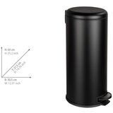 Wenko 54915100 - Korpa LEMAN 30,5x64 cm crna | Eponuda.com