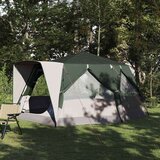  Kabinski šator s krovom s pohranom Zelena 400 x 350 x 212 cm | shoptok.hr