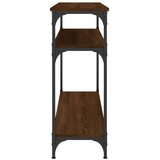  Konzolni stol boja smeđeg hrasta 100x29x75 cm konstruirano drvo | Eponuda.ba