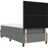  Krevet s opruga kutije Tamno siva 90 x 200 cm tkanina | shoptok.hr