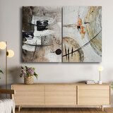 WALLXPERT 2P70100C010 Multicolor Decorative Canvas Painting (2 Pieces) | Eponuda.com