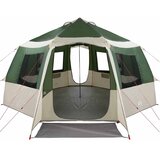 Šator za kabinu 12 osoba Zelena i bijela 405 x 405 x 273 cm | shoptok.hr