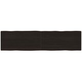 Stolna ploča tamnosmeđa 200x50x(2-6) cm obrađena hrastovina Cijene