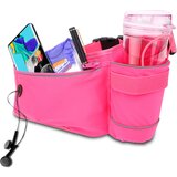 Cadorabo mobilni telefon fanny pack v ricinsko rdeča - nastavljiva dolžina torbice za mobilni telefon z zadrgo, (20562850) Cene