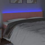  Posteljno vzglavje roza 180x5x78/88 cm žamet, (20951676) | Shoptok.si