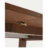 Kave Home Proširiv blagovaonski stol s dodatnom pločom s pločom stola u dekoru oraha 95x200 cm Arlen – | shoptok.hr