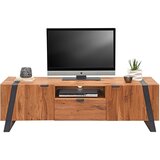 Landscape TV-ELEMENT črna, barve hrasta | Shoptok.si