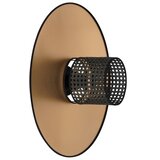  Duolla - Zidna svetiljka TOKYO RATTAN 1xE27/15W/230V prečnik 50 cm zlatna/crna | Eponuda.com