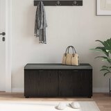  Klupa za hodnik s jastukom Crni Hrast 100 x 38 x 46 cm | Eponuda.ba