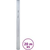 vidaXL Solarna folija 5 kosov statična odsevni učinek srebrna PVC, (21129069) | Shoptok.si