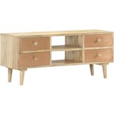 vidaXL TV omarica 110x30x45 cm trden mangov les Cene