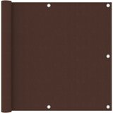 vidaXL Balkonsko platno rjavo 90x300 cm oksford blago Cene