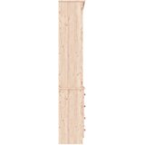  Regal za knjige s ladicama ALTA 77x35x186,5 cm masivna borovina | shoptok.hr