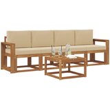  Set vanjskih sofa 5 kom. Prirodna i bež | shoptok.hr